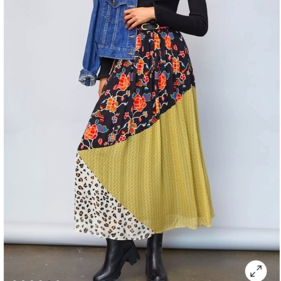 “VERB” Anthropologie Victoria Maxi Skirt - Picture 1 of 14